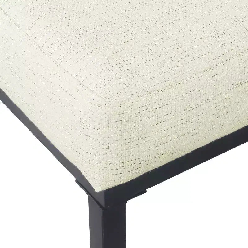 Banc en métal touffeté - HomePop