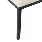 Banc en métal touffeté - HomePop