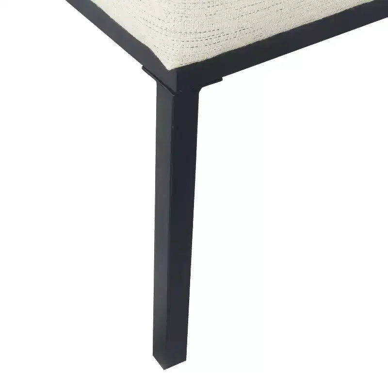 Banc en métal touffeté - HomePop