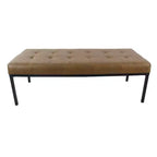 Banc en métal touffeté - HomePop