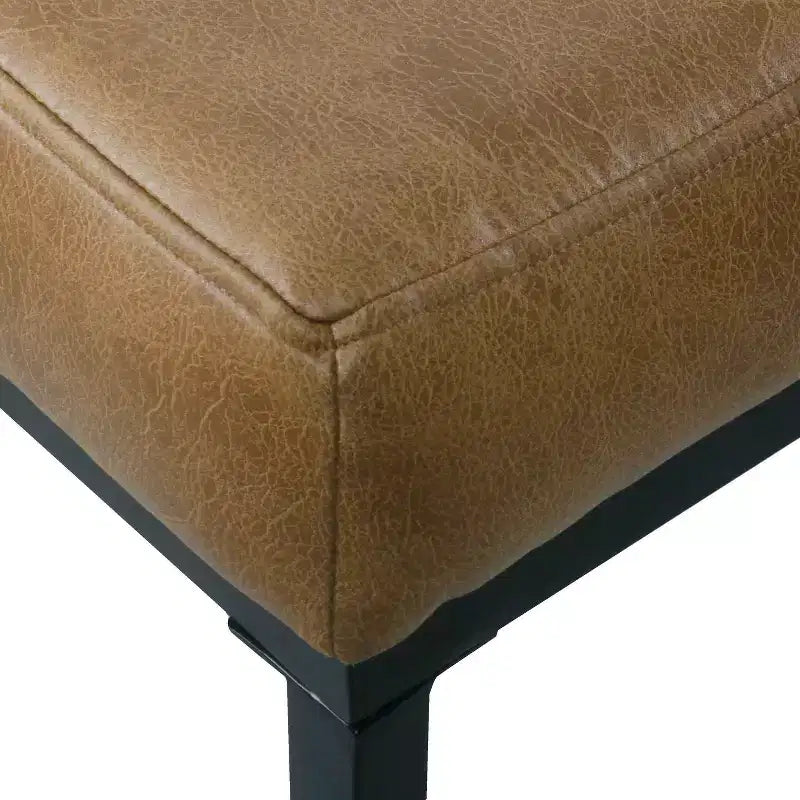 Banc en métal touffeté - HomePop