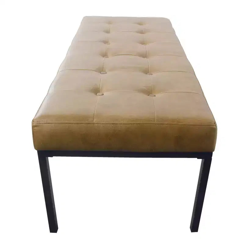 Banc en métal touffeté - HomePop