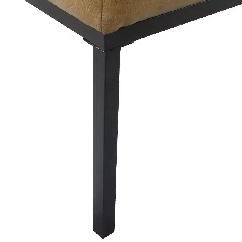 Banc en métal touffeté - HomePop