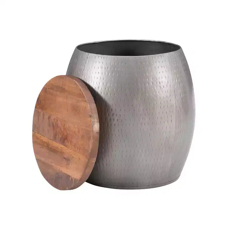 Table d'appoint Beaton Drum avec rangement - Powell Company