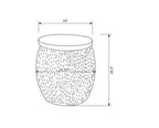 Table d'appoint Beaton Drum avec rangement - Powell Company