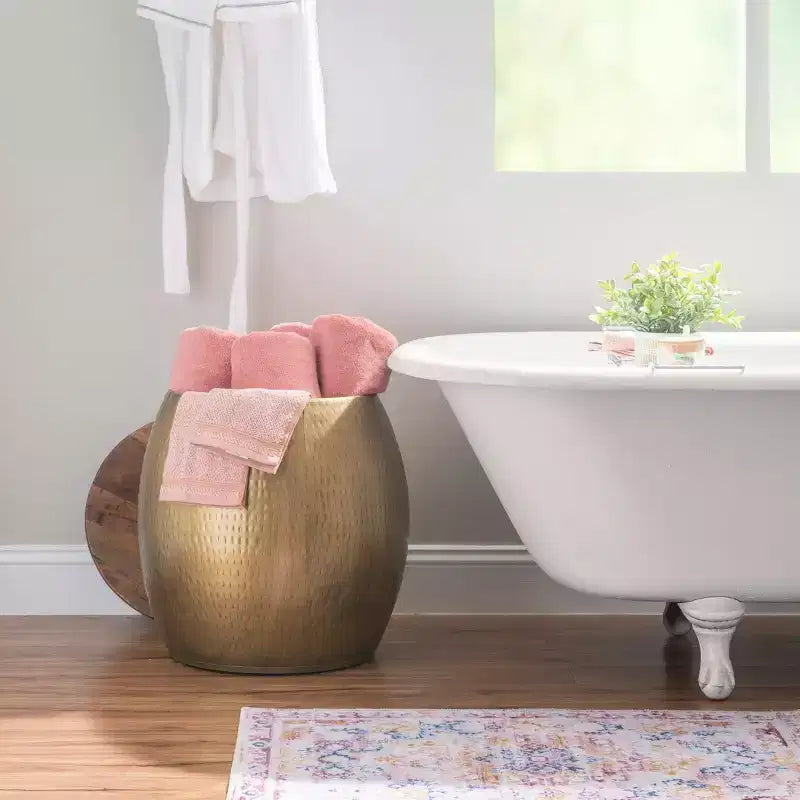 Table d'appoint Beaton Drum avec rangement - Powell Company