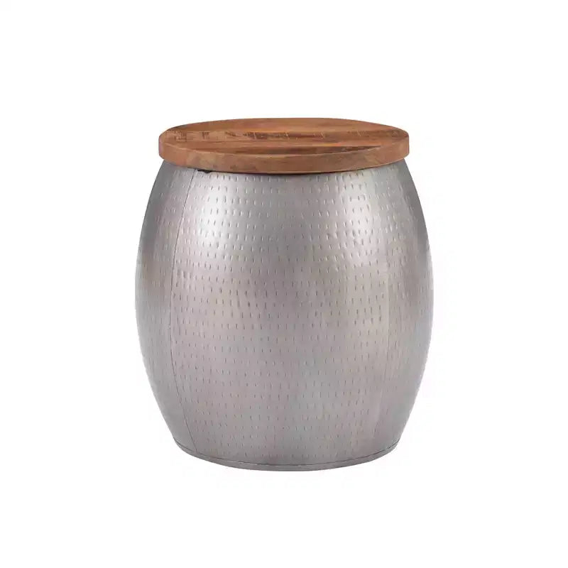 Table d'appoint Beaton Drum avec rangement - Powell Company