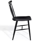 Costway Lot de 2 chaises de salle à manger sans accoudoirs, dossier croisé, pour cuisine, bistro, café
