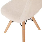 Chaise d'appoint moderne pour enfants Lyon en similicuir et fausse fourrure Merrick Lane, pour chambre, entrée et salon