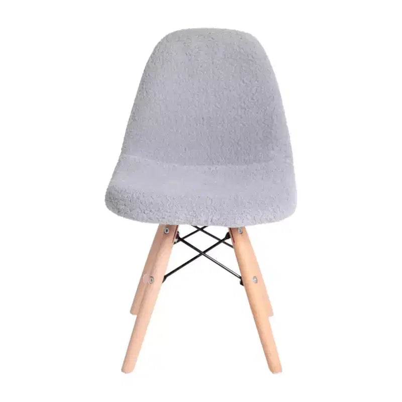 Chaise d'appoint moderne pour enfants Lyon en similicuir et fausse fourrure Merrick Lane, pour chambre, entrée et salon