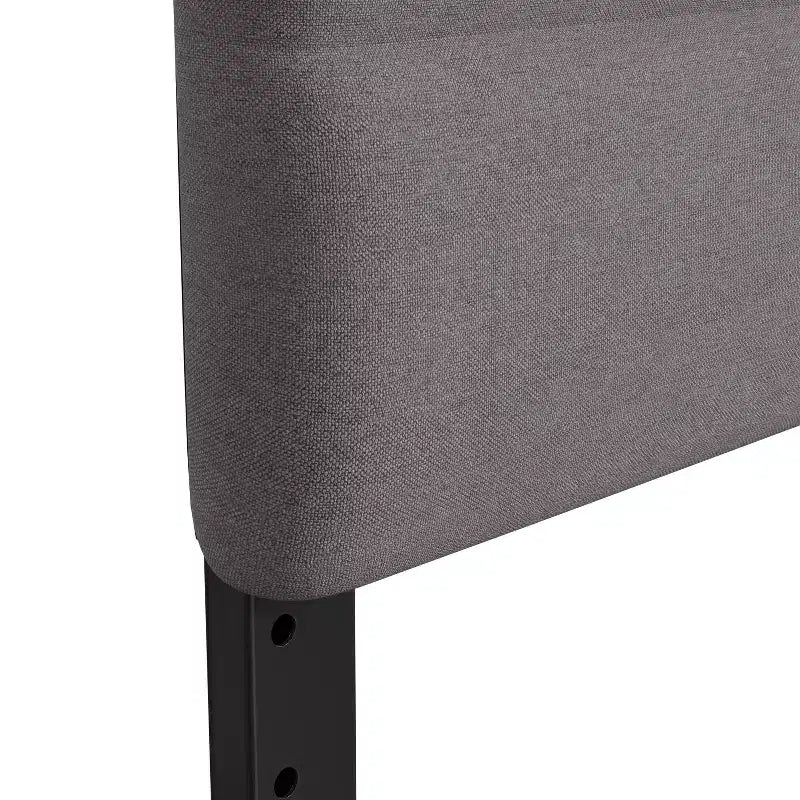 Tête de lit Merrick Lane avec revêtement capitonné et cadre en métal thermolaqué