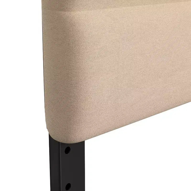 Tête de lit rembourrée Paxton Channel Stitched de Flash Furniture, hauteur réglable de 44,5 à 57,25