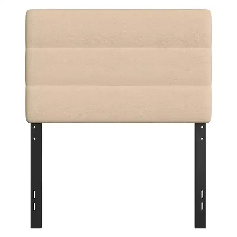 Tête de lit rembourrée Paxton Channel Stitched de Flash Furniture, hauteur réglable de 44,5 à 57,25