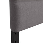Tête de lit rembourrée Paxton Channel Stitched de Flash Furniture, hauteur réglable de 44,5 à 57,25