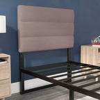 Tête de lit rembourrée Paxton Channel Stitched de Flash Furniture, hauteur réglable de 44,5 à 57,25