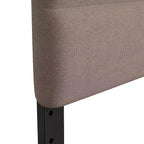 Tête de lit rembourrée Paxton Channel Stitched de Flash Furniture, hauteur réglable de 44,5 à 57,25