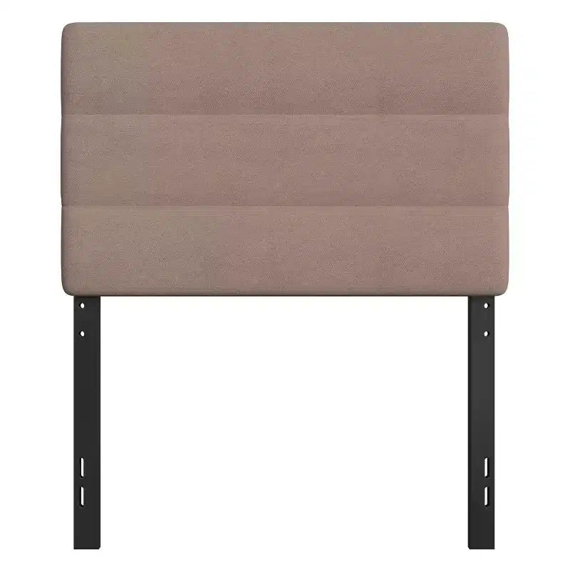 Tête de lit rembourrée Paxton Channel Stitched de Flash Furniture, hauteur réglable de 44,5 à 57,25