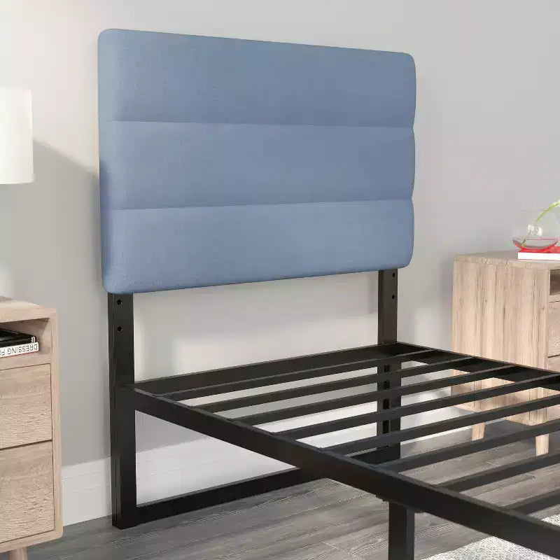 Tête de lit rembourrée Paxton Channel Stitched de Flash Furniture, hauteur réglable de 44,5 à 57,25