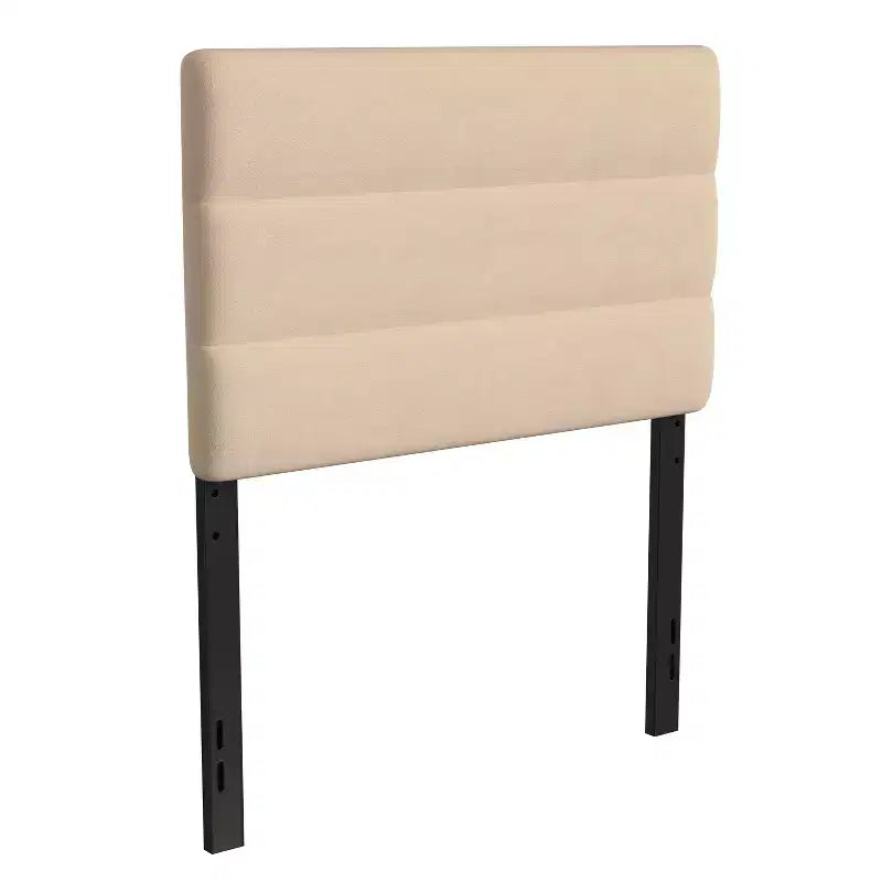 Tête de lit rembourrée Paxton Channel Stitched de Flash Furniture, hauteur réglable de 44,5 à 57,25