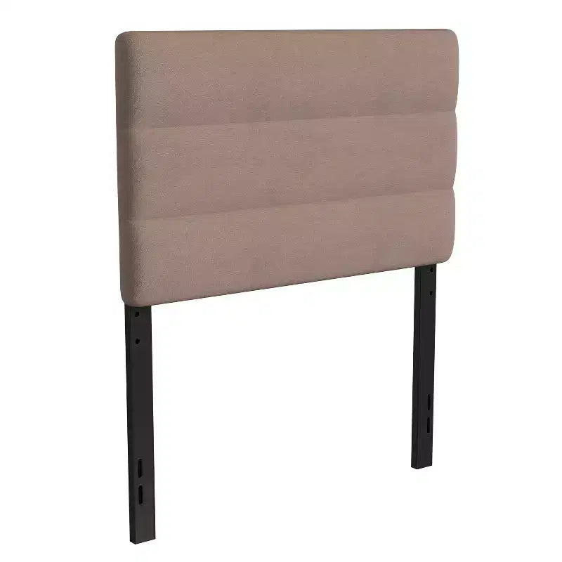Tête de lit rembourrée Paxton Channel Stitched de Flash Furniture, hauteur réglable de 44,5 à 57,25