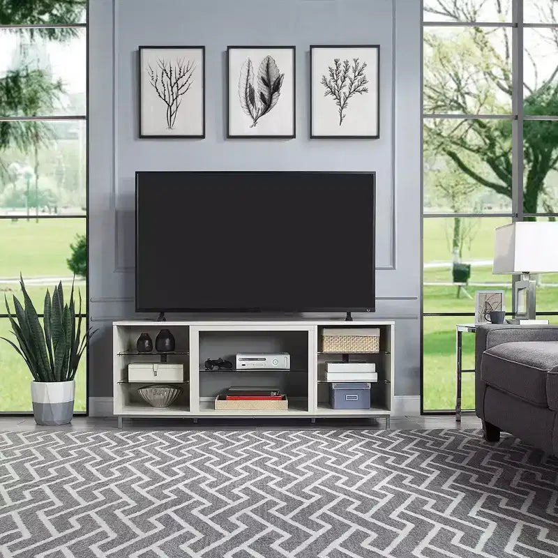 Meuble TV Brighton pour téléviseurs jusqu'à 56 po - Manhattan Comfort