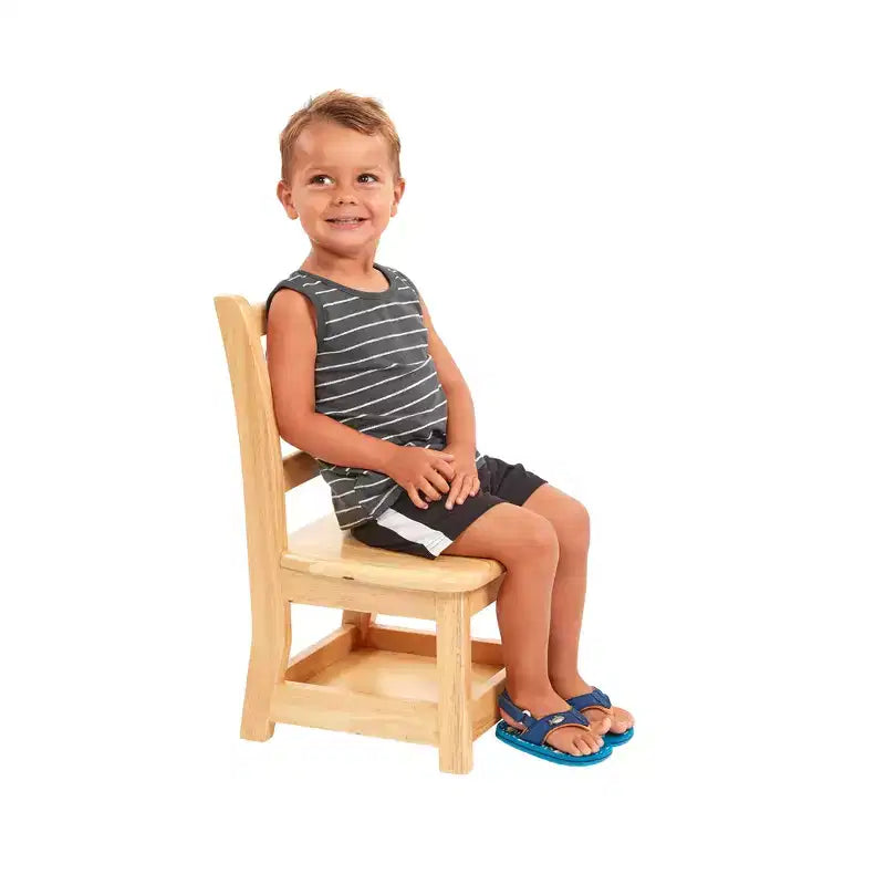 Chaise Ladderback à trois barreaux avec rangement – Paquet de 2 – Assemblée