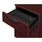 Bureau en L 60x65 Legacy avec unité de tiroirs à double piédestal - Regency