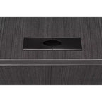 Bureau en L 60x65 Legacy avec unité de tiroirs à double piédestal - Regency