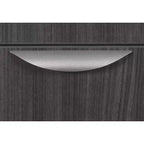 Bureau en L 60x65 Legacy avec unité de tiroirs à double piédestal - Regency