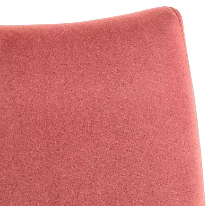 Fauteuil d'appoint sans accoudoirs en velours Petula - angelo:Home