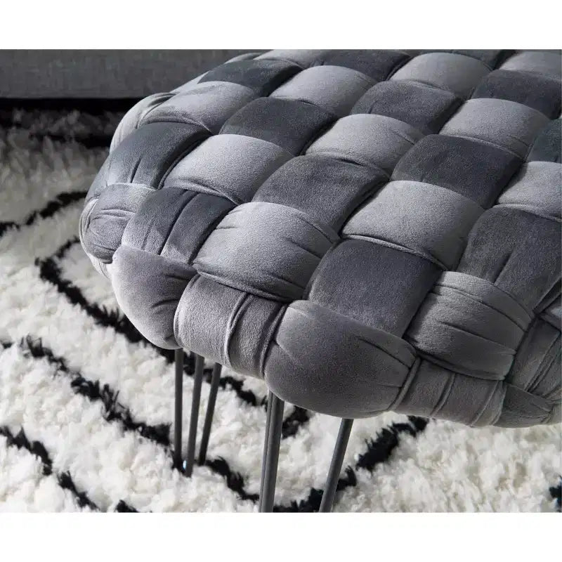 Mylie Pouf Rond - Linon
