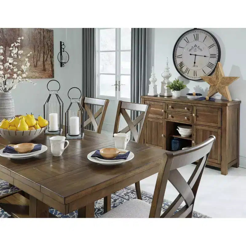 Table à manger rectangulaire extensible Moriville - Signature Design by Ashley