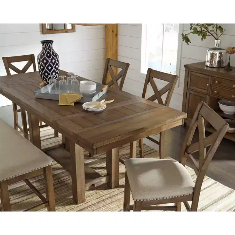 Table à manger rectangulaire extensible Moriville - Signature Design by Ashley