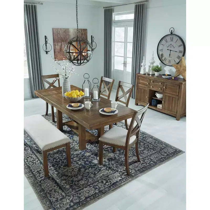 Table à manger rectangulaire extensible Moriville - Signature Design by Ashley
