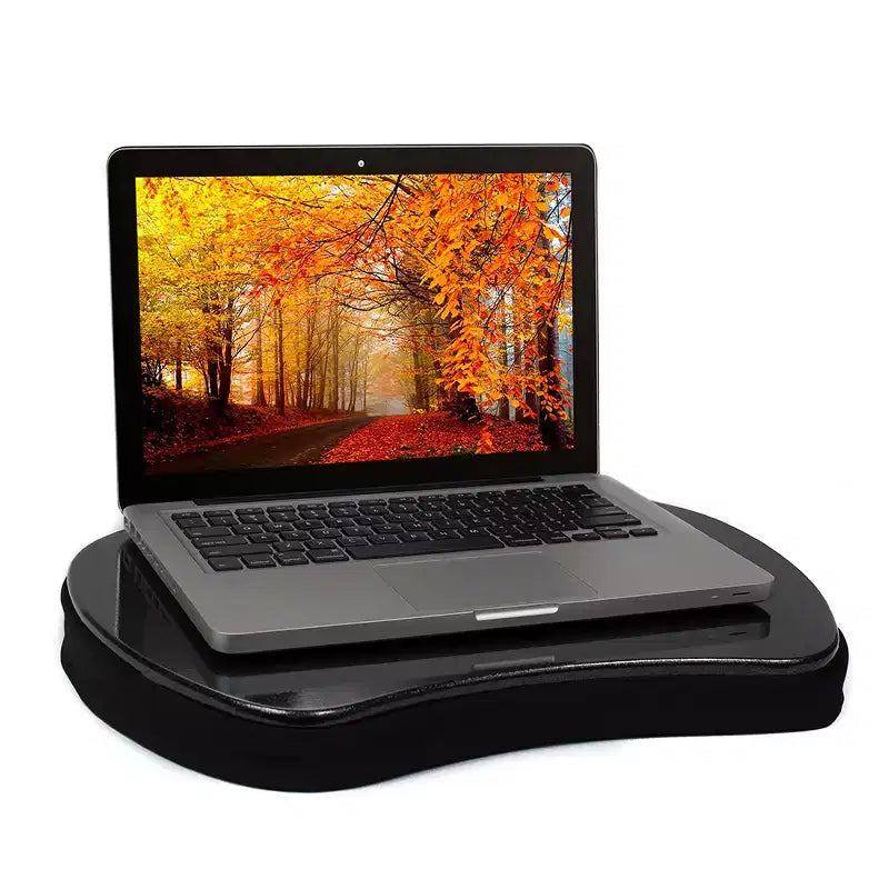 Sofia + Sam Mini Bureau d'ordinateur portable en mousse à mémoire de forme Couleur : Noir