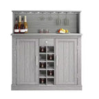 47 Wood Granite Pattern Cabinet - Festivo