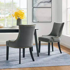 Lot de 2 chaises de salle à manger en velours Marquis Performance - Modway