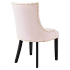 Lot de 2 chaises de salle à manger en velours Marquis Performance - Modway