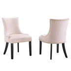 Lot de 2 chaises de salle à manger en velours Marquis Performance - Modway
