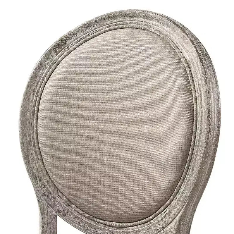 Faustine Accent Chair Tissu Tan/Finition chêne clair récupéré - Acme Furniture