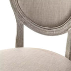 Faustine Accent Chair Tissu Tan/Finition chêne clair récupéré - Acme Furniture