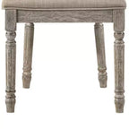 Faustine Accent Chair Tissu Tan/Finition chêne clair récupéré - Acme Furniture