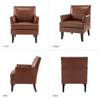 Lot de 2 fauteuils d'appoint rembourrés en bois Céladon | ART OF LIVING DESIGNS
