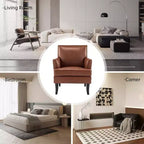 Lot de 2 fauteuils d'appoint rembourrés en bois Céladon | ART OF LIVING DESIGNS
