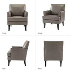Lot de 2 fauteuils d'appoint rembourrés en bois Céladon | ART OF LIVING DESIGNS