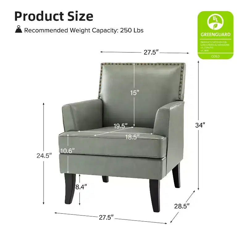 Lot de 2 fauteuils d'appoint rembourrés en bois Céladon | ART OF LIVING DESIGNS