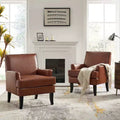 Lot de 2 fauteuils d'appoint rembourrés en bois Céladon | ART OF LIVING DESIGNS