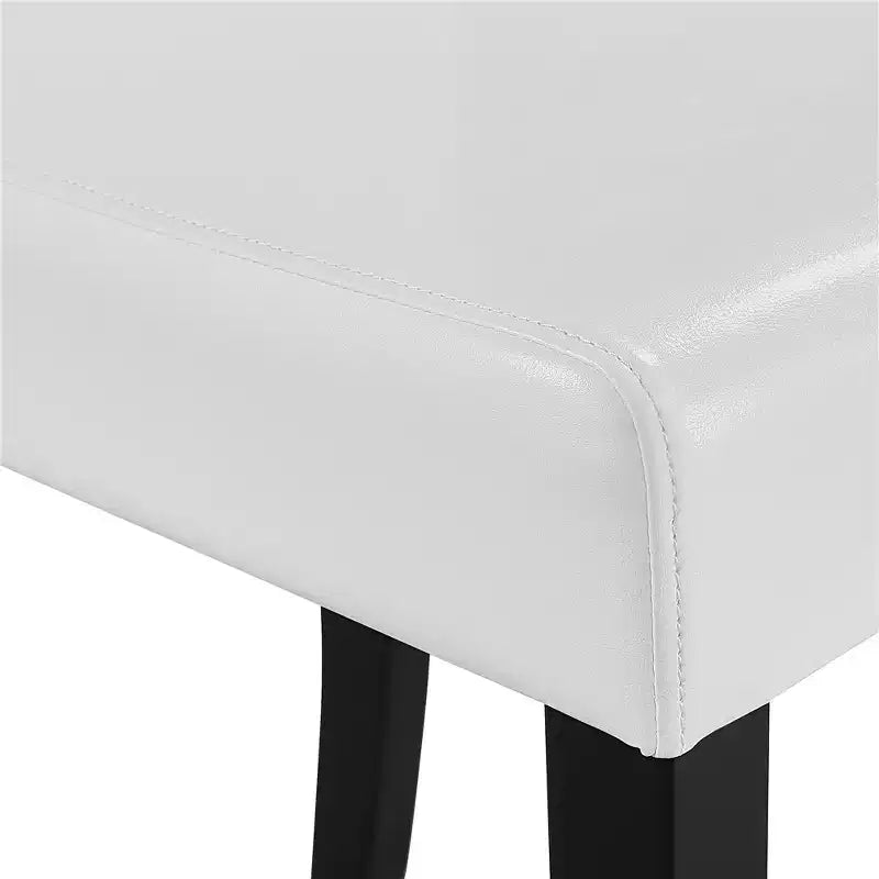 Yaheetech Lot de 4 Chaises de Salle à Manger Rembourrées à Dossier Haut avec Pieds en Bois pour Maison Restaurants