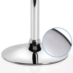 Yaheetech Lot de 2 tabourets pivotants sans accoudoirs en similicuir PU réglables avec base élargie