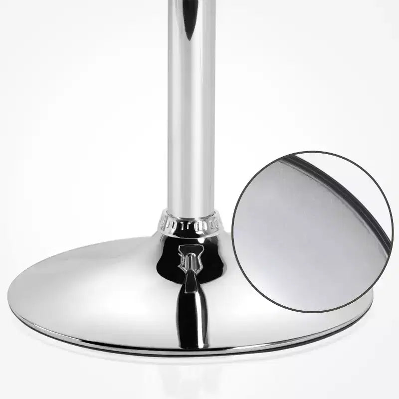 Yaheetech Lot de 2 tabourets pivotants sans accoudoirs en similicuir PU réglables avec base élargie